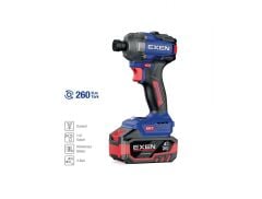 EXEN EN 264 VD 21 V. 4 AH. 260 NM. KÖMÜRSÜZ DARBELİ ŞARJLI VİDALAMA