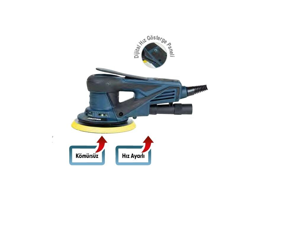 PROTER PR 315 E ORBİTAL / EKSANTRİK ZIMPARA MAKİNASI 350 WATT
