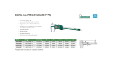 İNSİZE DİJİTAL KUMPAS STANDART MODEL 1108