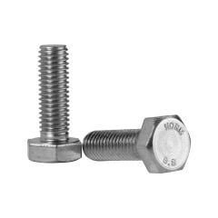 M 5X10 GALVANİZLİ CİVATA 8.8 KALİTE DIN: 931-933 (ALTIKÖŞE BAŞLI METRİK CİVATA)